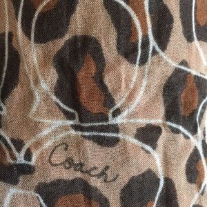 Coach Leopard Infinity Scarf